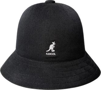 Kangol Tropic Casual - unisex - Hoeden - Zwart - S - Leer - Accessoires