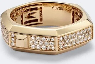 Messika Moderniste 18kt gold ring with diamonds
