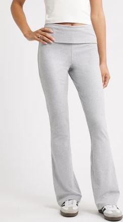 BP. Foldover Leggings in Grey Soft Heather at Nordstrom Rack, Size Large