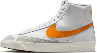 Nike Mens Blazer Mid 77 Vintage Shoes in White | BQ6806-133