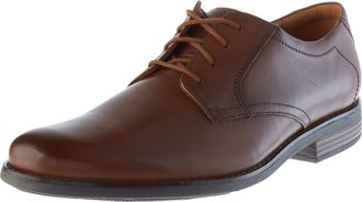 Clarks Mens Becken Lace Brogues, Brown Dark Tan Leather, 8.5 UK