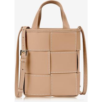 Gigi New York CHLOE MINI SHOPPER in Cappuccino at Nordstrom