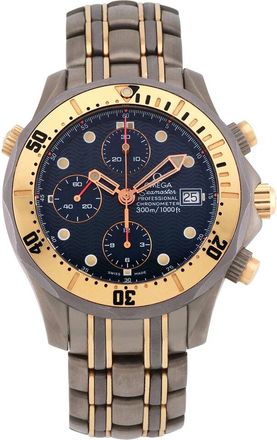 Omega Mens Seamaster Titanium Watch, Circa 1980s (Authentic Pre-Loved)