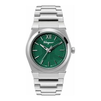 Ferragamo Sf4E00225 Horloge - Heren - Accessoires - Grijs - Maat: ONE Size