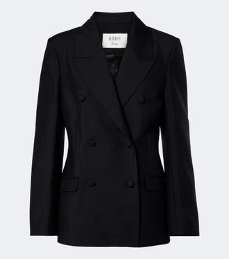 R&oacute;he R&oacute;he Wool and mohair blazer