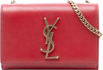 Saint Laurent Pre-owned Chain Shoulder Bag - Dames - Vintage Schoudertas - Rood - ONE Size - Vintage