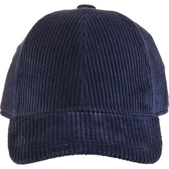 Bruno Magli Wide Wale Corduroy Baseball Cap in Navy at Nordstrom Rack, Size Large/x-Large