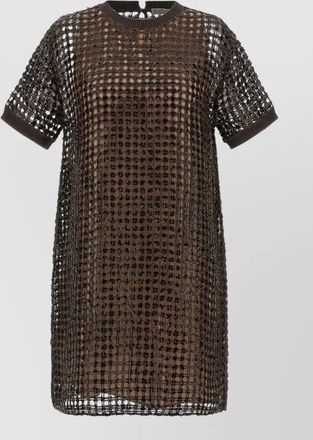 Brunello Cucinelli sequin mini dress