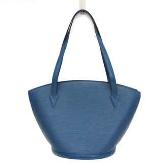 Louis Vuitton Saint Jacques Blue Leather Shoulder Bag (Pre-Owned)
