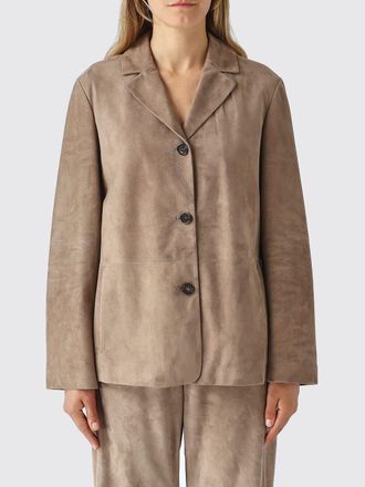 Max Mara Jacket Woman color Dove Grey