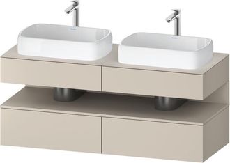 Duravit Qatego Consola Mueble Bajo Lavabo, 2 Extensiones, 2 - Duravit