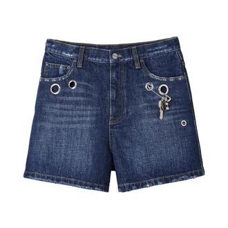 Marc Jacobs Grommet Denim Shorts - Dames - Denim shorts - Blauw - W26 - Denim - Korte Broeken