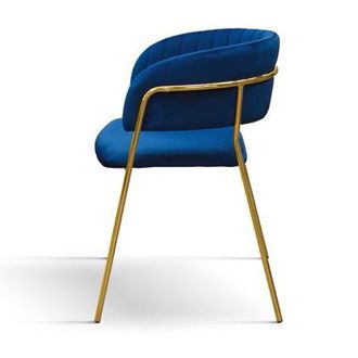 Milani Home Solana - Sedia Di Design Moderno In Velluto