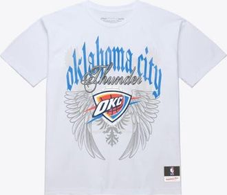 Mitchell & Ness Mens Mitchell & Ness White Oklahoma City Thunder Old English Classic T-Shirt at Nordstrom, Size Xx-Large