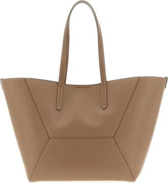 Brunello Cucinelli Dames, Tassen, Beige, Maat: ONE Size Leer