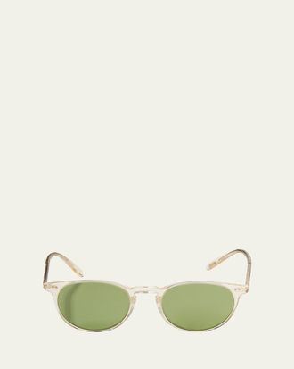 Oliver Peoples Mens Riley 49mm Sunglasses