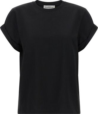 Victoria Beckham Black Crew Neck T-Shirt