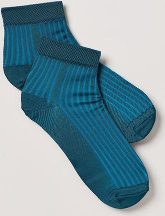 Stems Silky Ribbed Quarter Socks