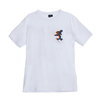 Paul Smith T-Shirt Skater - male - PS By Paul Smith - T-Shirts - White - 2XL - Tops