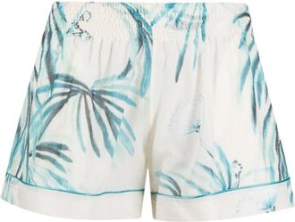 F.R.S. For Restless Sleepers Witte Palazzo Shorts - Dames - Bermuda - Wit - M - Korte Broeken