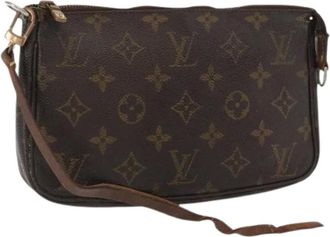 Louis Vuitton Pre-owned Mini Bags, female, Brown, Size: ONE SIZE Pre-owned Canvas Mini Bag