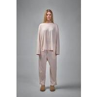 Sofie D'Hoore Tahoe Long Sleeve C-Neck Pajama in Fine Jersey Knit