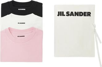 Jil Sander T-shirt con logo (3 pezzi) - Bianco