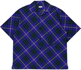 Burberry EKD Check Cotton Poplin Shirt, Size X-Small