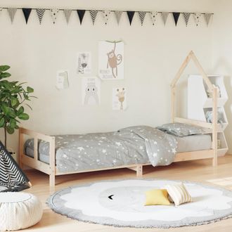 vidaXL Estructura De Cama Para Ni&ntilde;os Madera Maciza De Pino 80x200 Cm Vidaxl