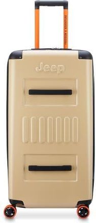 Jeep JH002B Checked-Large 29 Inch Hardside Expandable Luggage with Spinner Wheels in Warm Sand at Nordstrom
