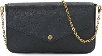 Louis Vuitton Noir Monogram Empreinte Pochette (Pre-Owned)