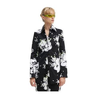 Moschino Jassen, Dames, Zwart, XL, Denim, Denim Jacket