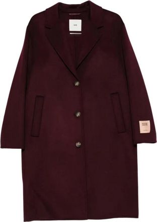SOLOTRE Cappotto monopetto - - Coats - Donna - Rosso - S