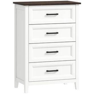 HOMCOM C&oacute;moda 60x35x87 cm blanco