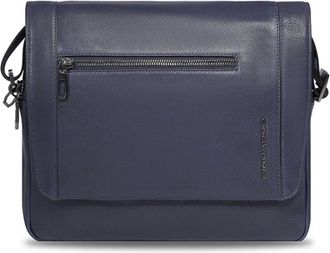 Piquadro Messenger Bags, male, Blue, Size: ONE SIZE Laptop Bags & Cases
