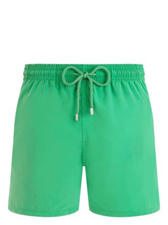 Vilebrequin Zwembroek met logopatch - Groen