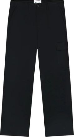 Olaf Hussein Chino Zwart Stijlvolle Broek - Heren - Straight fit broeken - Zwart - S - Broeken