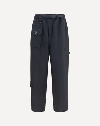 Yohji Yamamoto Tapered twill sport Pants Male L