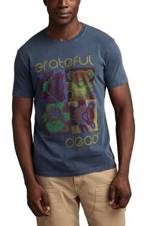 Lucky Brand Grateful Dead Pop Cotton Graphic T-Shirt in Insignia Blue at Nordstrom, Size X-Large