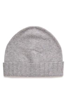 Vince Cashmere Cuffed Beanie in Grey at Nordstrom Rack