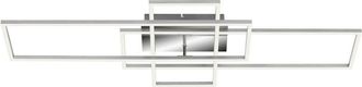 Briloner Aplique Plafoniera Cct Led 104 X 42 X 10 Cm 2x19w 2500 Lm Cromo