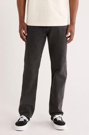 PacSun Grant Straight Leg Jeans in Black at Nordstrom Rack, Size 30 X 32