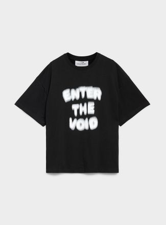 Vertere Berlin Mens Enter the Void graphic T-shirt