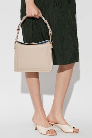 Lanvin Shoulder Bag Compagnon, Womens, Beige