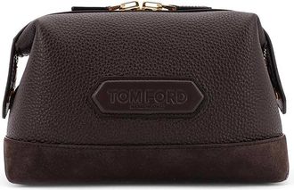 Tom Ford Pochette in suede and leather