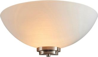 Endon Lighting Welles - 1 Light Indoor Wall Uplighter White, Satin Chrome, E27 - Endon