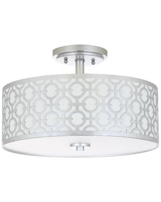 Safavieh Vera 3-Light Silver Flush Mount