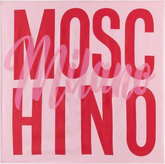 Moschino Zijden Sjaal - Dames - Zijden sjaals - Roze - ONE Size - Accessoires