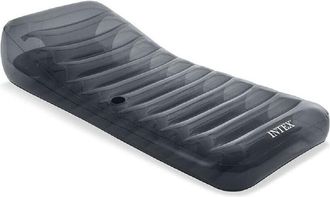 Trade Shop Trade Shop - Materasso Cool Grey 211x99cm Poltrona Lounge Grigio Trasparente Gonfiabile 58723