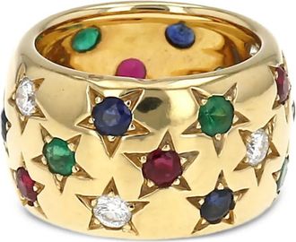 Cartier Anello Sleeve in oro giallo con diamanti